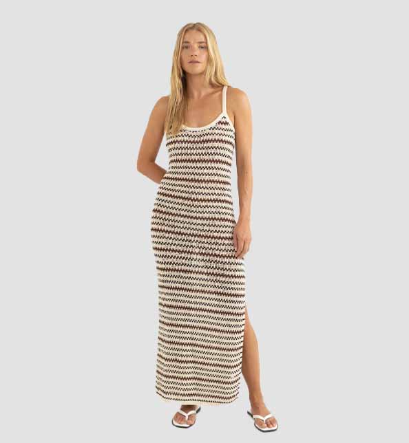 Tami Stripe Knit Maxi Dr