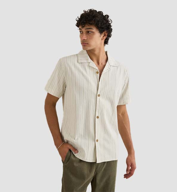 Vacation Stripe Ss Shirt