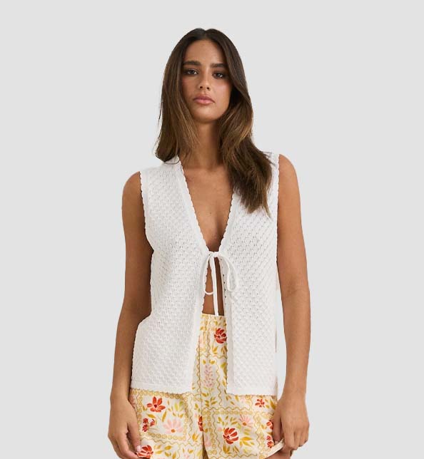 Gigi Longline Knit Vest