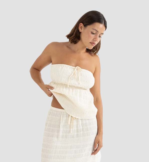 Sandy Cove Strapless Top