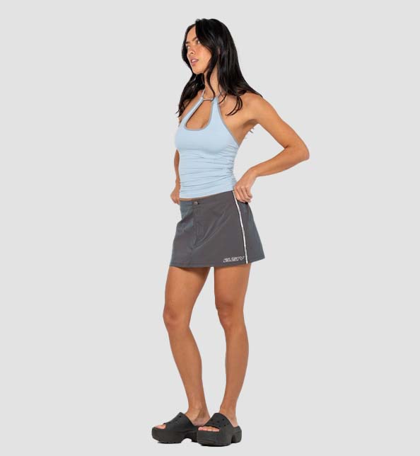 Lombardi Nylon Mini Skirt