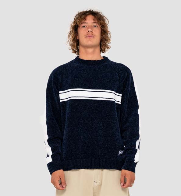 White Lines Chenille