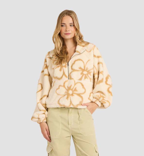 Last Time Half Zip Crew