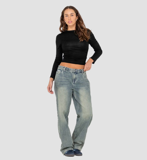 Bethany Baggy Low Rise Je