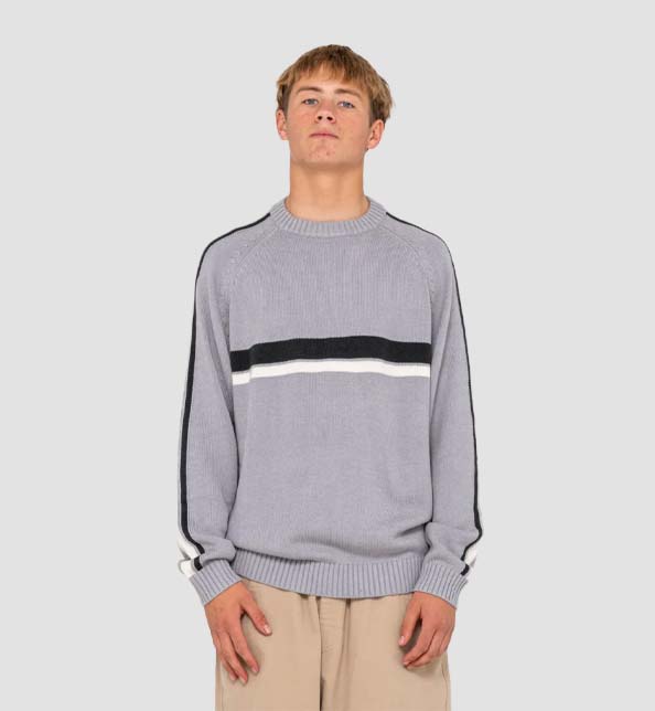 White Lines 2.0 Knit Crew