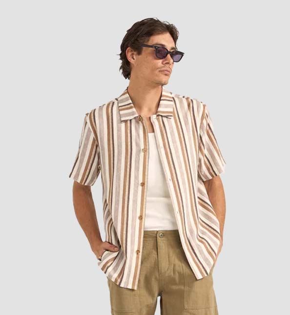 Paisley Stripe Ss Shirt