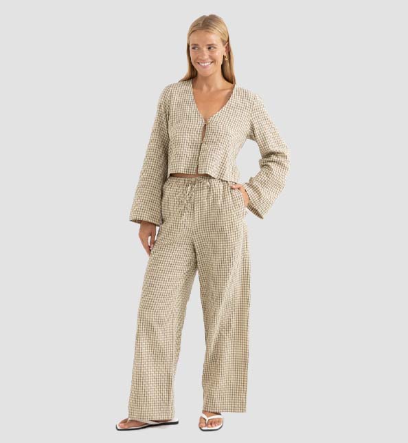 Luca Checked Pant