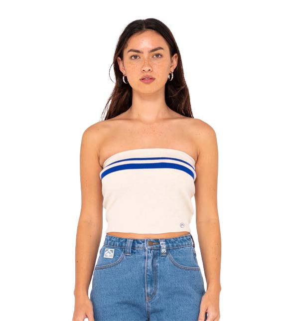 Amelia Strapless Contrast