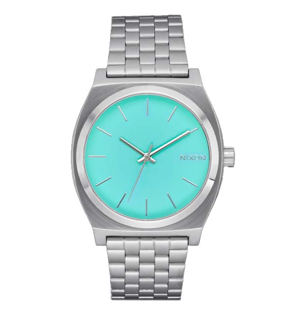 Time Teller-Silver/Turqse